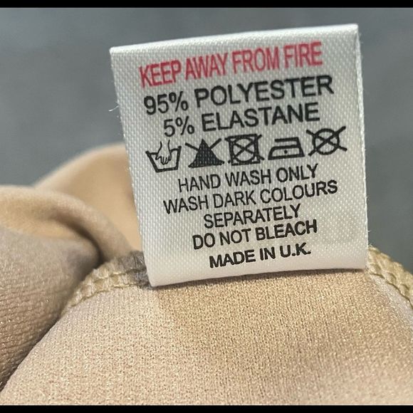 MISSGUIDED extreme plunge body con dress size 4 taupe new with tags - Picture 7 of 10